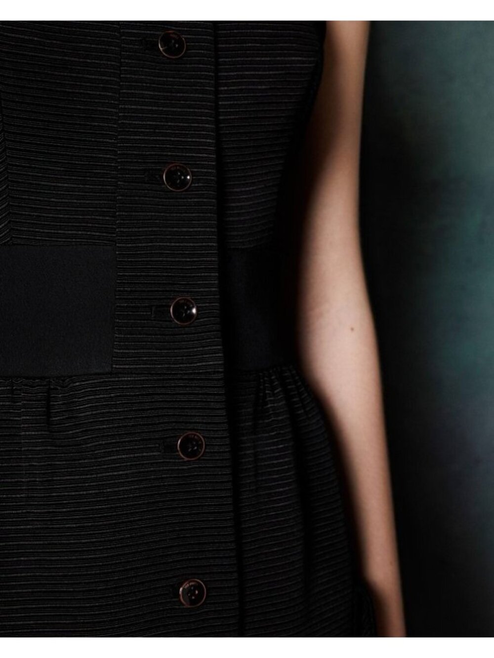 🆕TED BAKER Octovia Button Down Pockets Midi Dress 8 - Picture 7 of 16